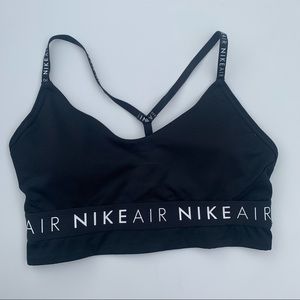 Nike Air Dri-Fit Sports Bra M black yoga athletic